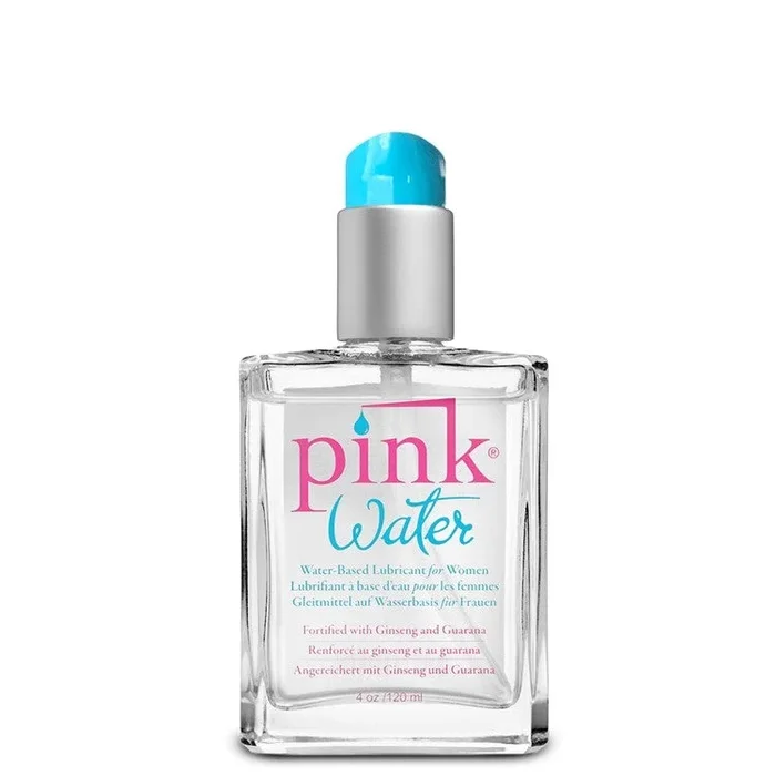 Pink Water 4 Oz Glass Bottle W- Pump