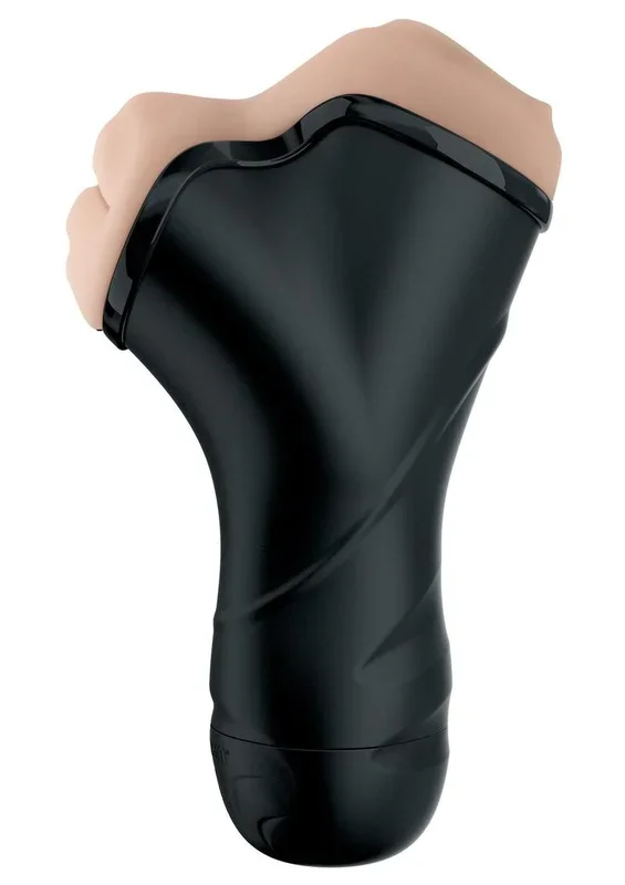 Pipedream Extreme Elite Double Penetration Vibrating Masturbator – Pussy and Mouth