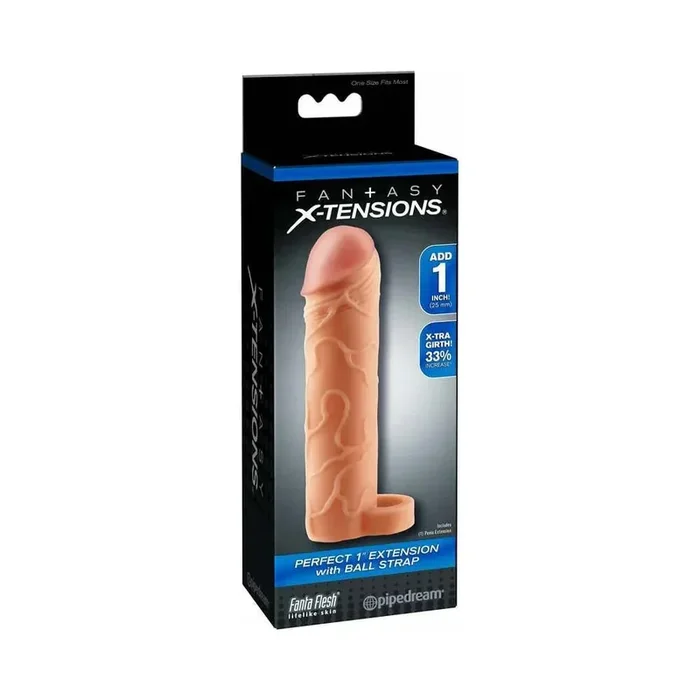 Pipedream Fantasy X-tensions Perfect 1 in. Extension With Ball Strap