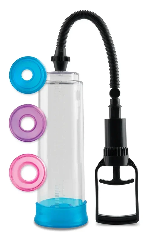 Pipedream Pump Worx 4-Piece Cock Trainer Pump System Manual Penis Pump