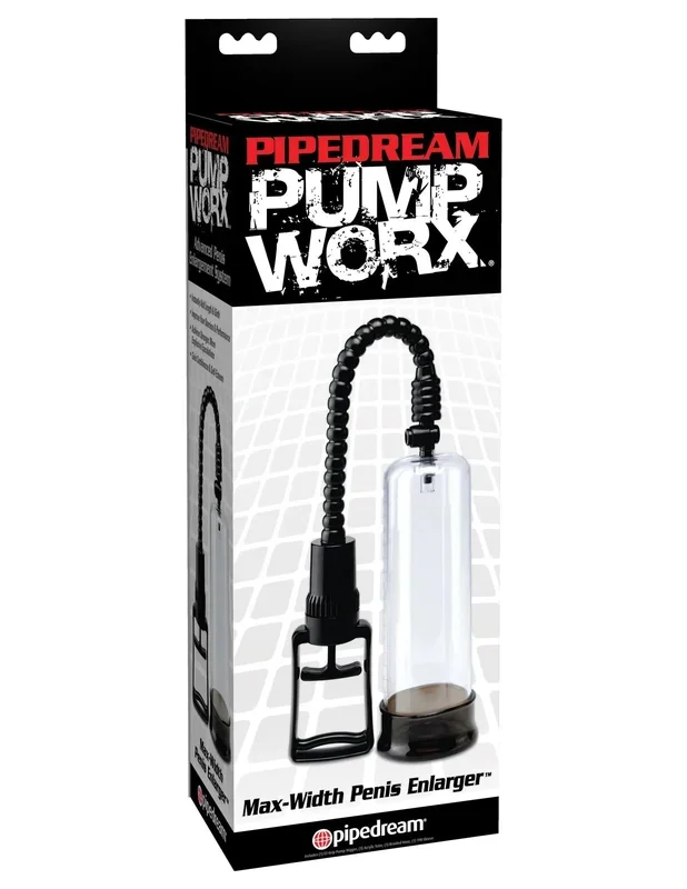 Pipedream Pump Worx Max-Width Penis Enlarger Pump Manual Penis Pump