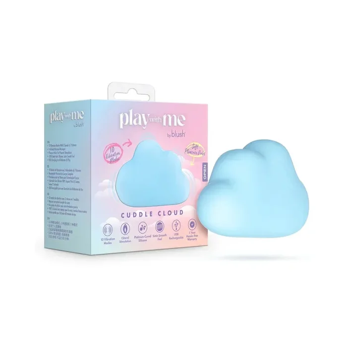 Play With Me Cuddle Cloud Rechargeable Silicone Clitoral Massager