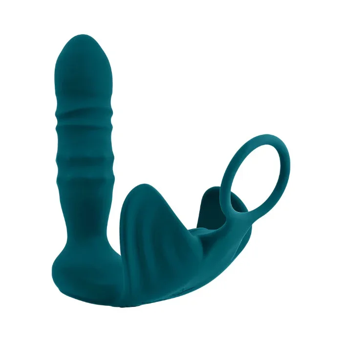 Playboy Bring It Beaded Thrusting Butt Plug And Vibrating Winged Ball Cradle And Shaft Ring