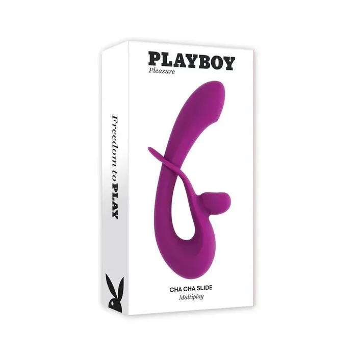 Playboy Cha Cha Slide Rechargeable Silicone Dual Vibrator