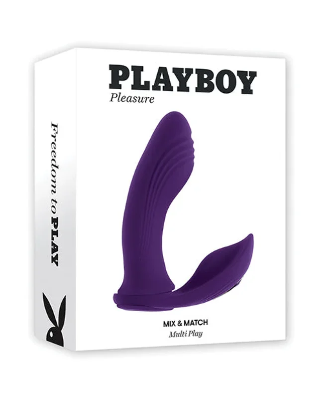 Playboy Pleasure Mix & Match Dual Vibrator – Purple
