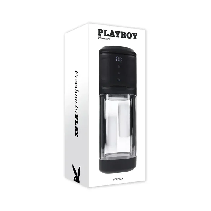 Playboy Side Piece Rechargeable Vibrating Warming Stroker