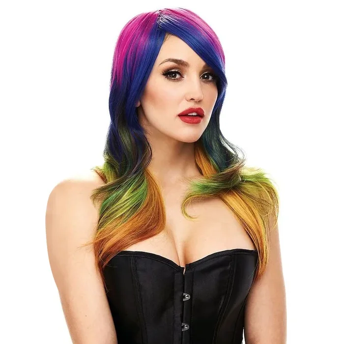 Pleasure Wigs Christina Wavy Rainbow Wig