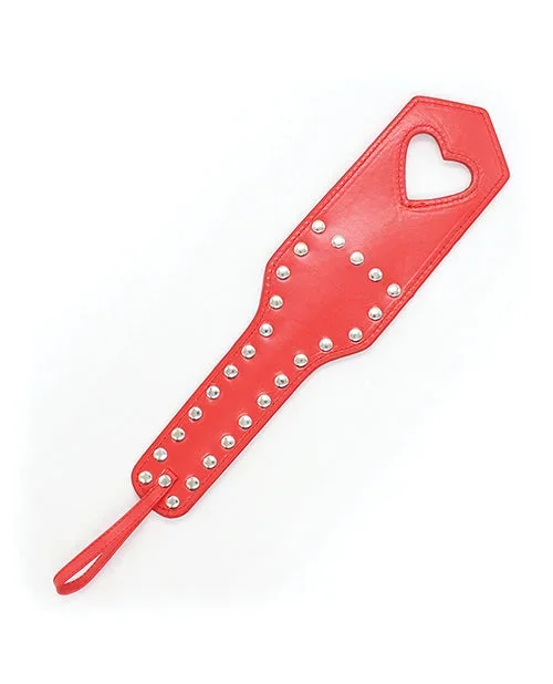 Plesur Heart Cut Out Paddle – Red