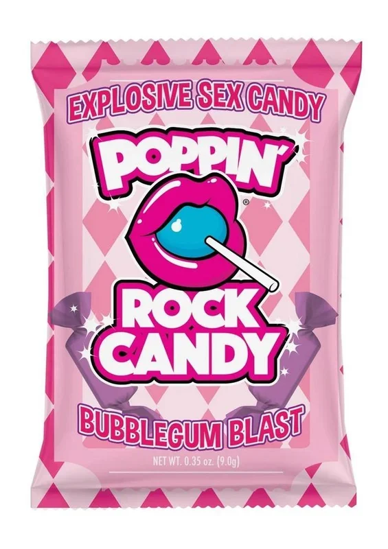Popping Rock Candy Oral Sex Candy – Bubble Gum Blast – 25 Pack