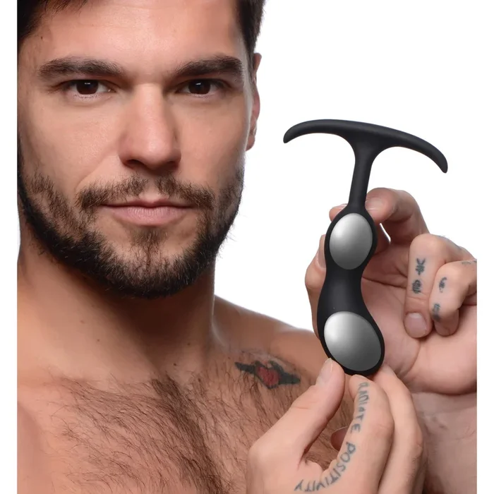 Premium Silicone Weighted Prostate Plug – Small