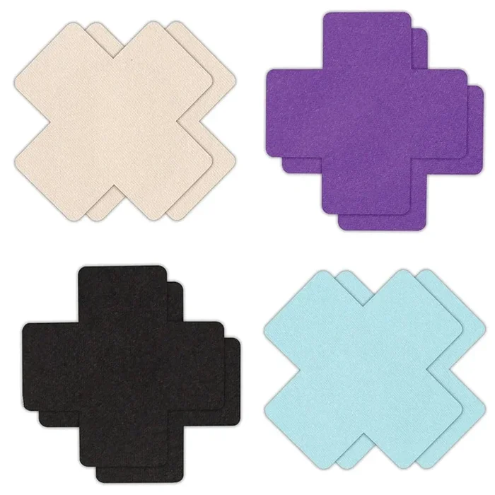 Pretty Pasties – Cross I – Assorted – 4 Pair
