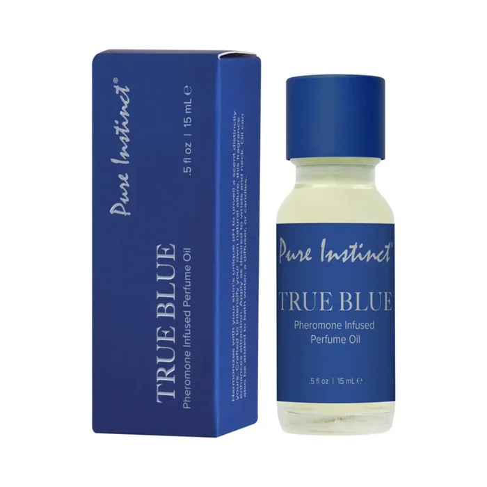Pure Instinct Pheromone Perfume Oil With Dropper True Blue 15 ml 0.5 fl. oz.