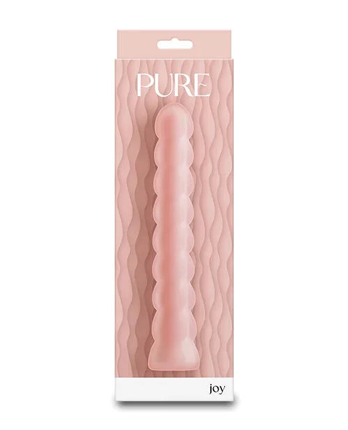 Pure Joy Textured Vibrator – Peach