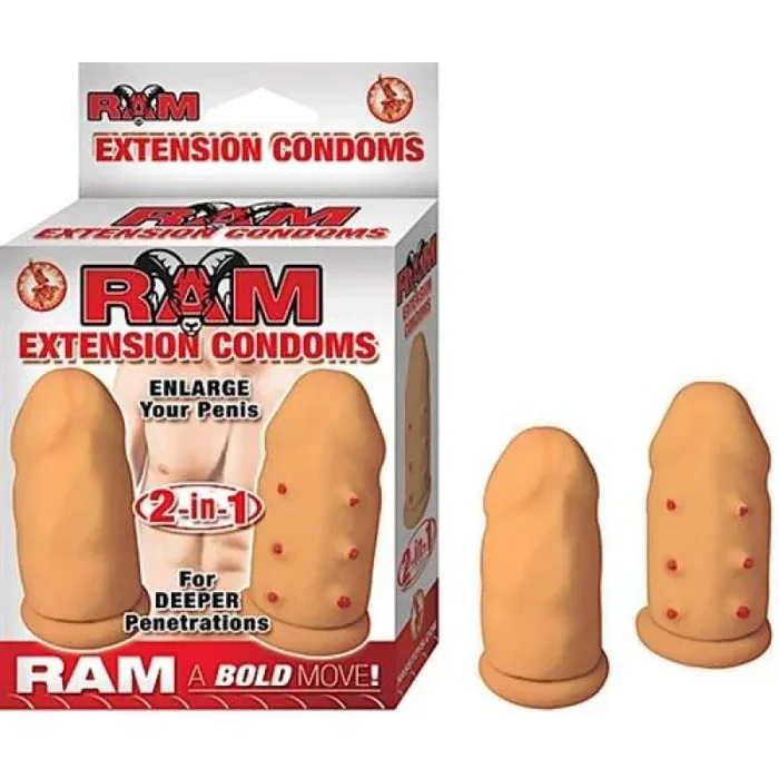 Ram Extension Condoms – Flesh