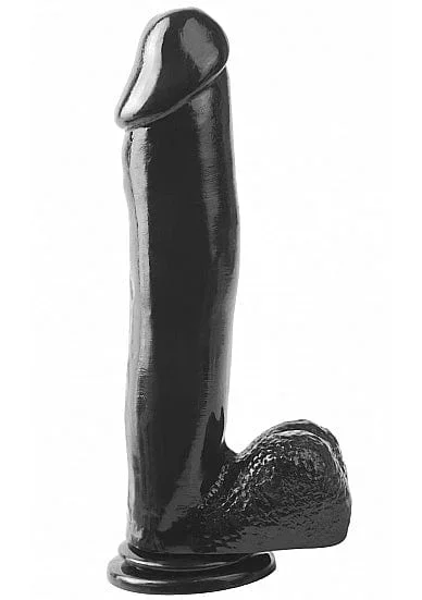 Realistic Dildo Long John Dong black 30 x 6 cm