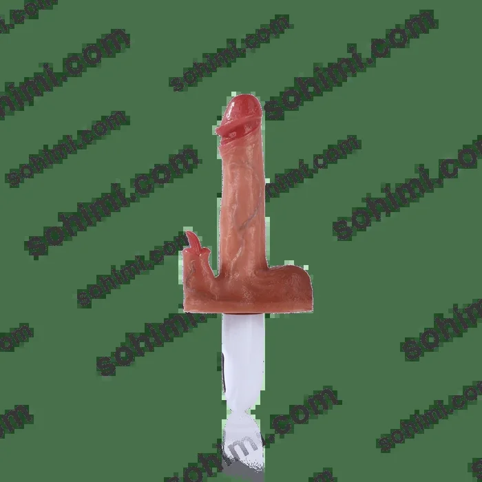 Realistic Thrusting and Vibraing and Licking Sex Dildo with Smart Heating