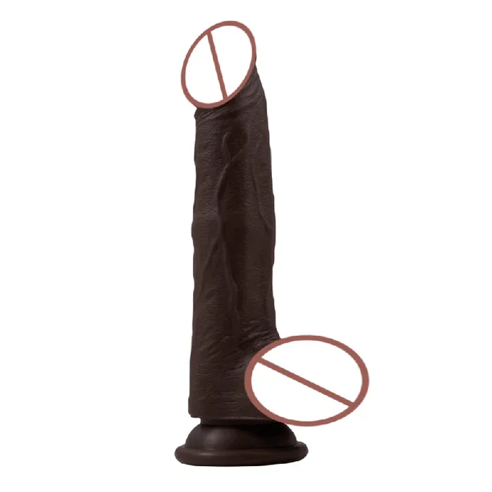 Realistische 5 Push 10 trildildo 22cm