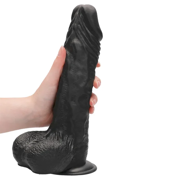 RealRock 10″ Realistic Dildo With Balls & Suction Cup