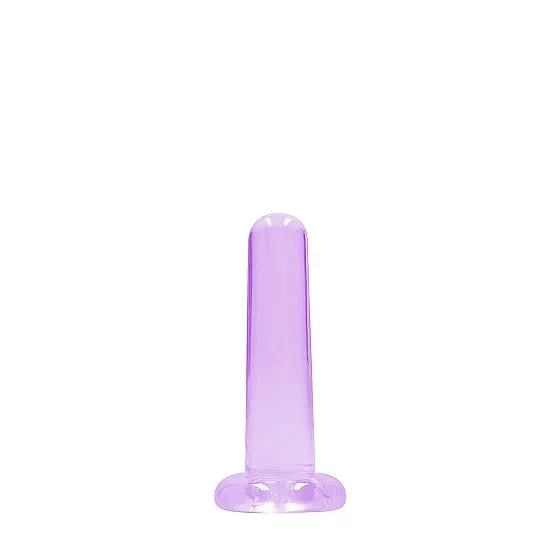 Realrock Non Realistic Dildo W Suction Cup 5.3in Purple