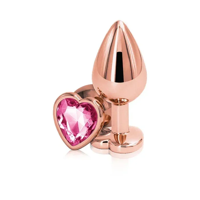 Rear Assets – Rose Gold Heart – Medium – Pink