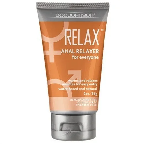 Relax Anal Relaxer 2oz – Water-Based Numbing Cream
