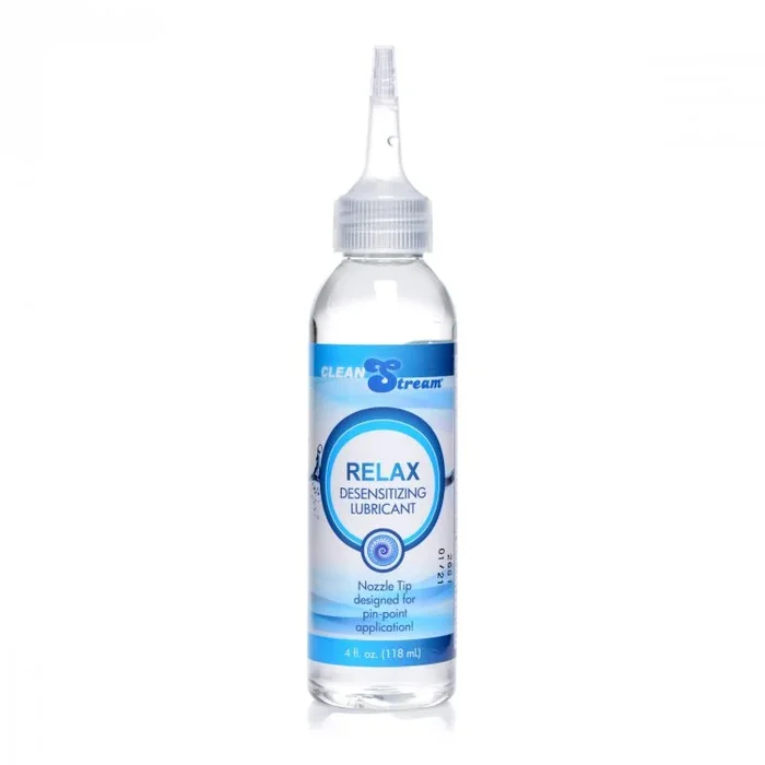 Relax Desensitizing Lubricant With Nozzle Tip – 4 Oz. 118ml
