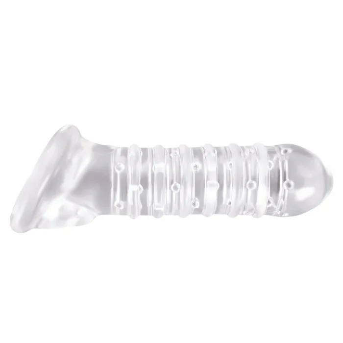 Renegade Ribbed Penis Sleeve With Ball Drop