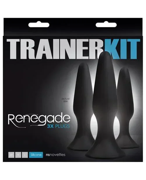Renegade Sliders – 3-Piece Anal Trainer Plug Set