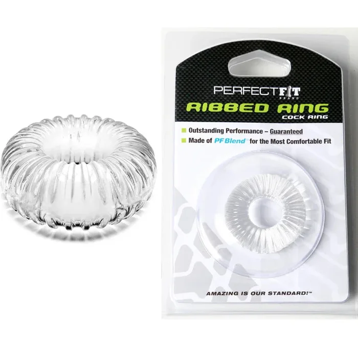 Ribbed Ring – Clear