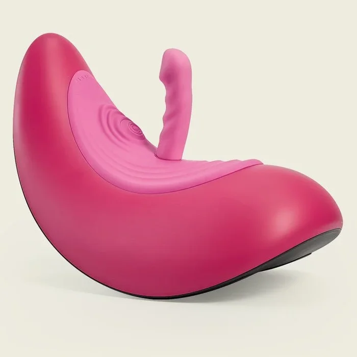 Ride-On Vibrating Massager with Interchangeable Silicone Attachments & Remote Control