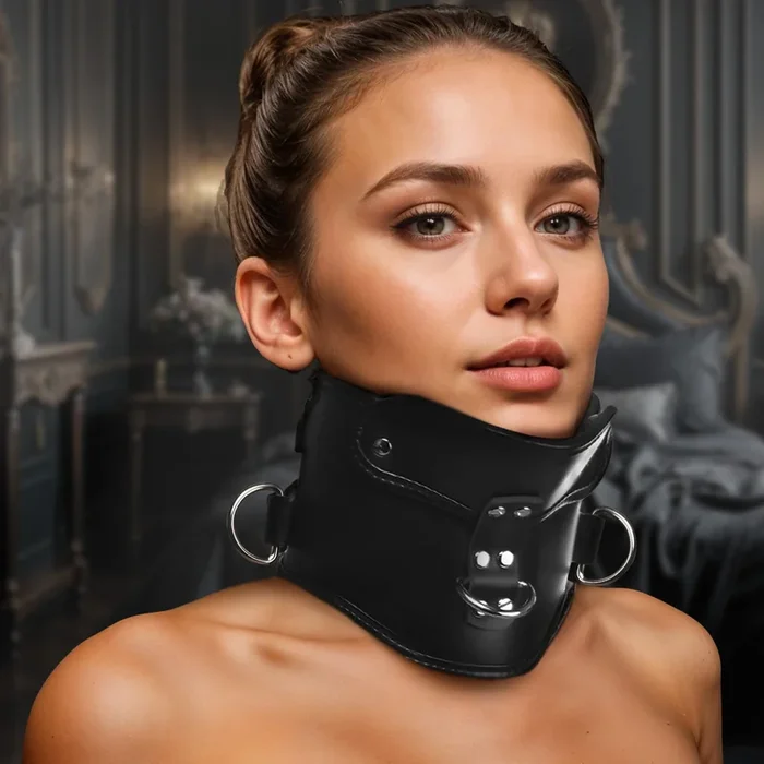 Rigid Locking Posture Collar W/ Chin Brace