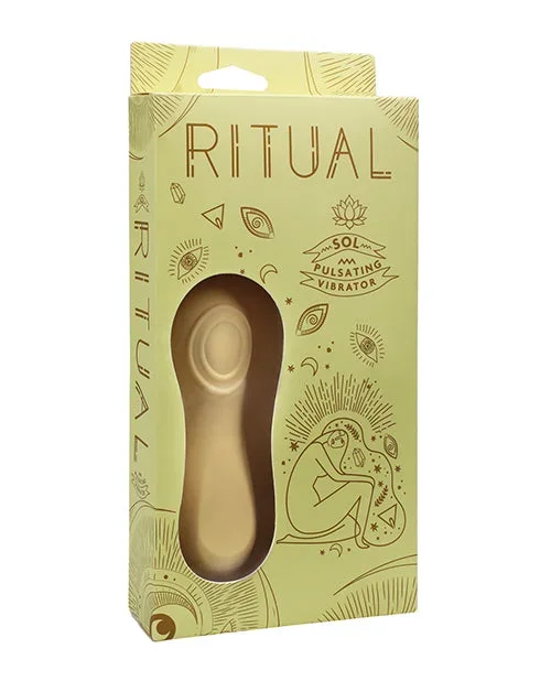 RITUAL Sol Rechargeable Silicone Pulsating Vibe – Yellow