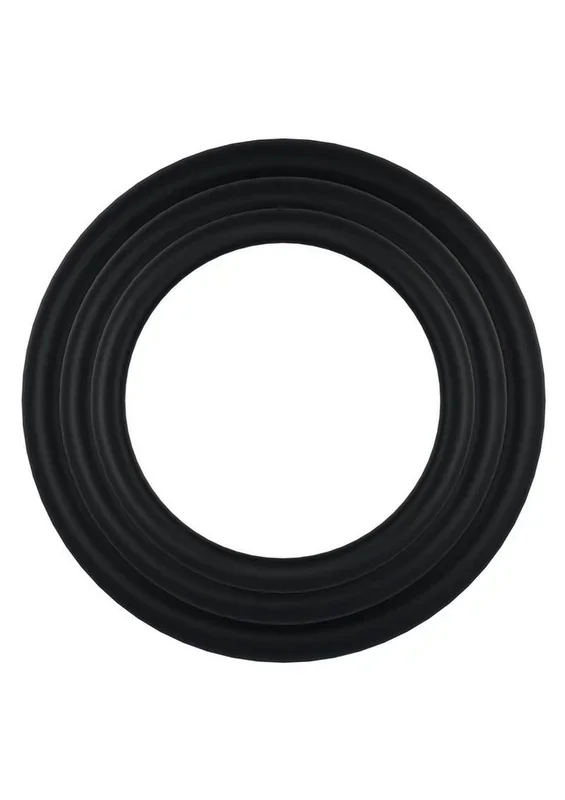 Rock Solid Tri-Pack Rubber Gasket Cock Ring
