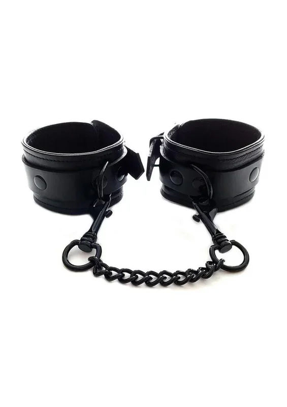 Rouge Leather Wrist Cuffs