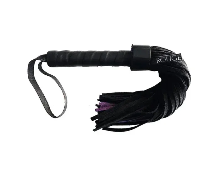 Rouge Short Suede Flogger Leather Handle