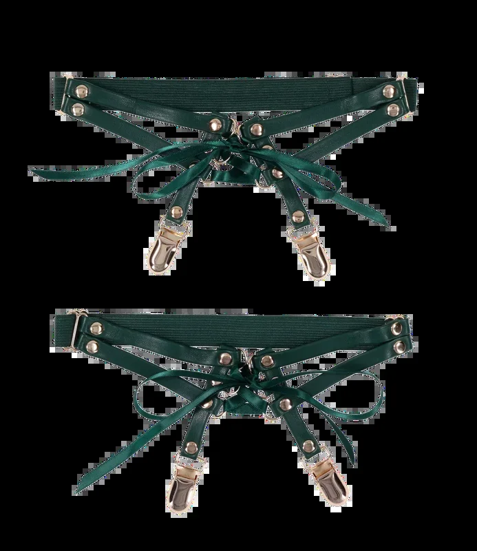 S&M Indica Laced Up Garters