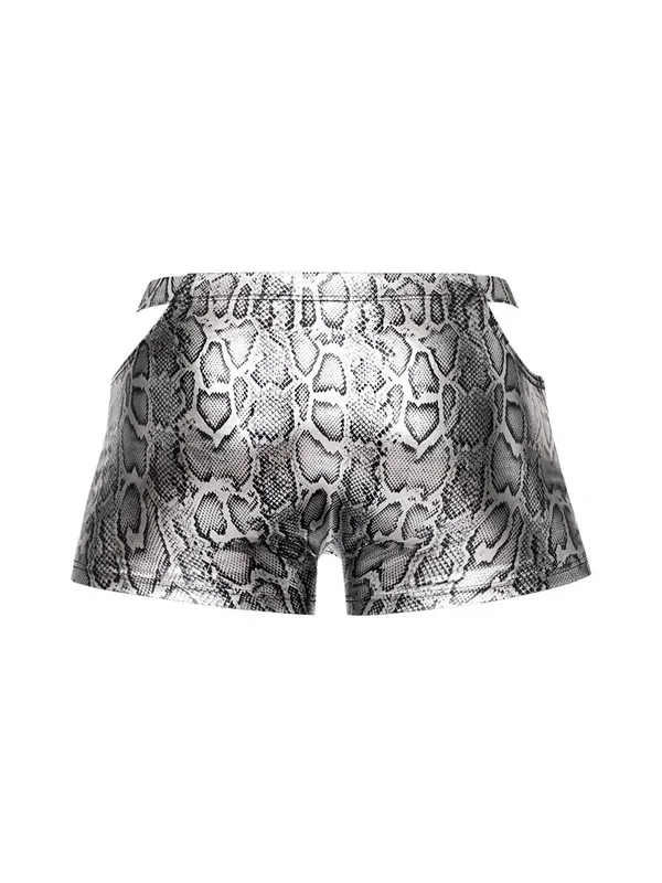 s’naked Pouch Short – X-Large – Silver/black