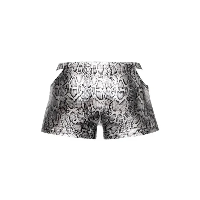s’naked Pouch Short – X-Large – Silver/black