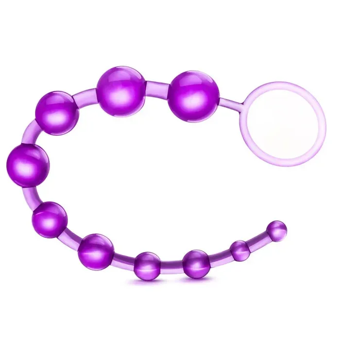 Sassy 10 Anal Beads – Purple
