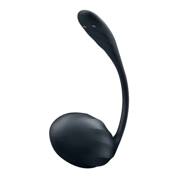 Satisfyer Ribbed Petal Connect App Wearable Vibrator Black