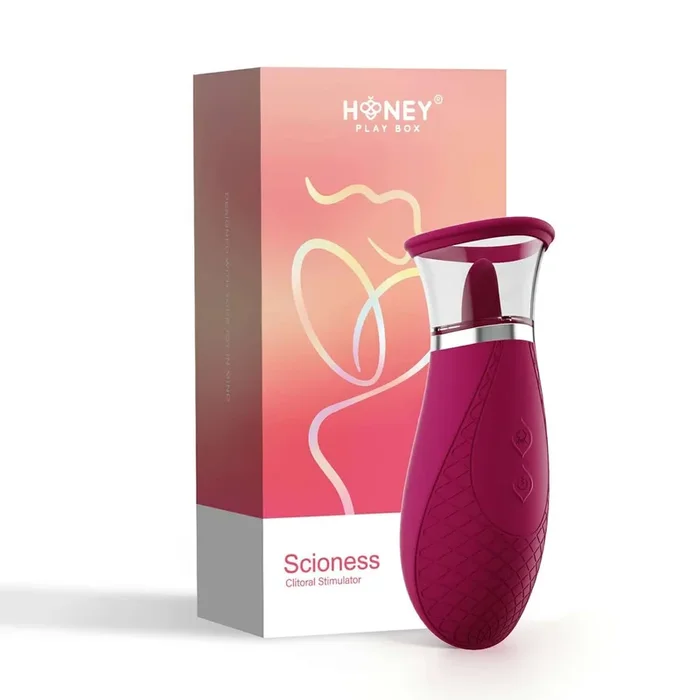 Scioness – Sucking and Licking Clitoral Stimulator – Wine Purple