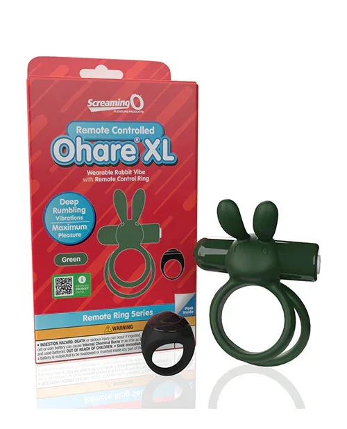 Screaming O Ohare Remote Controlled Vibrating Ring – XL