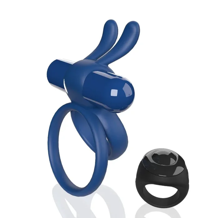 Screaming O Remote Controlled Ohare XL Vibrating Ring – Blue