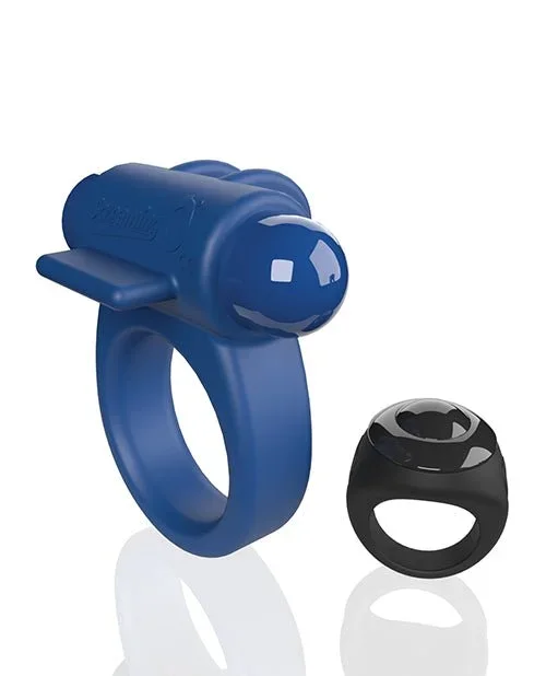 Screaming O Switch Remote Controlled Vibrating Ring – Blue