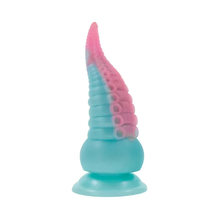 Selopa Stuck On You Tentacle Fantasy Shape Rechargeable Vibrating Harnessable Suction Cup Base Silicone Dildo