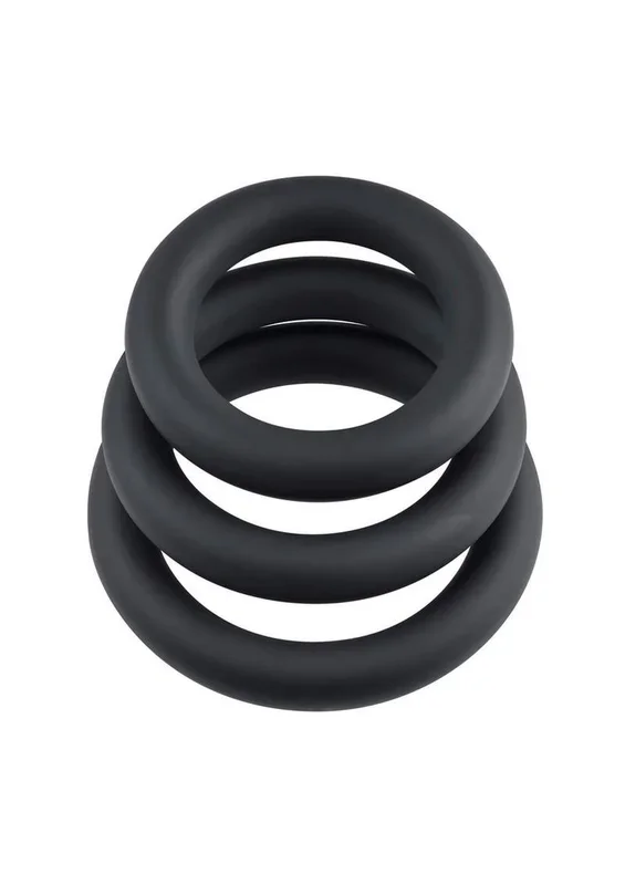 Selopas 3 Ring Circus Silicone Cock Ring