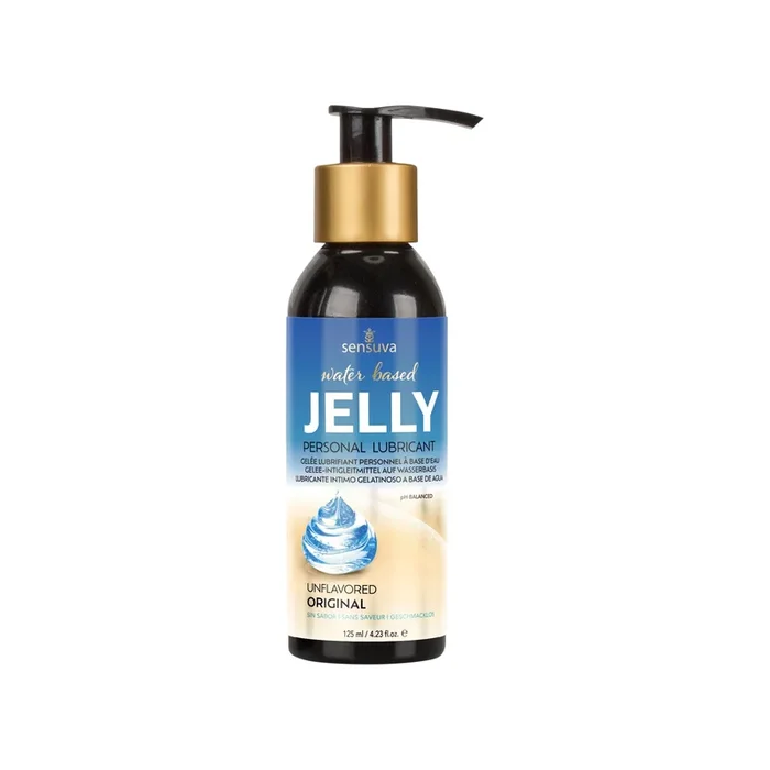 Sensuva Jelly Water-Based Personal Lubricant 4oz