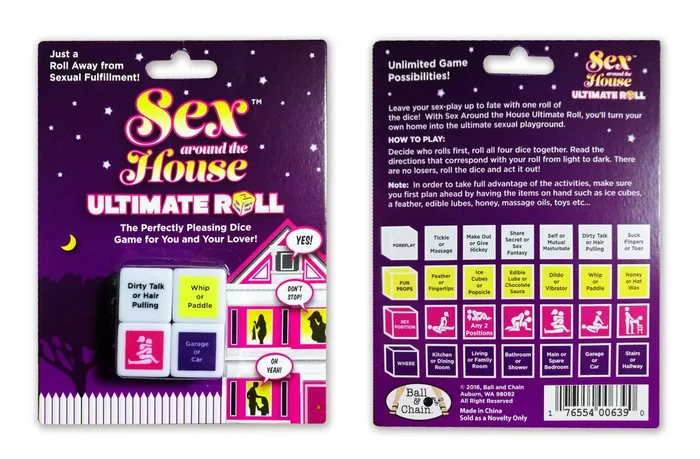 Sex Around The House Ultimate Roll Dice Game
