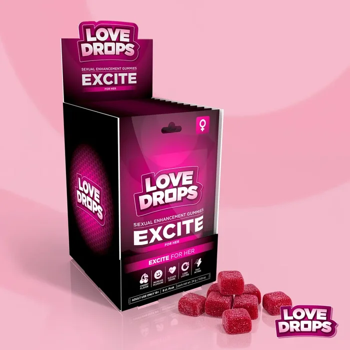 Sexual Enhancement Gummies for Her – Excite POP Display 12ct