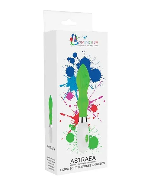 Shots Luminous Astraea Silicone 10 Speed Vibrator – Green